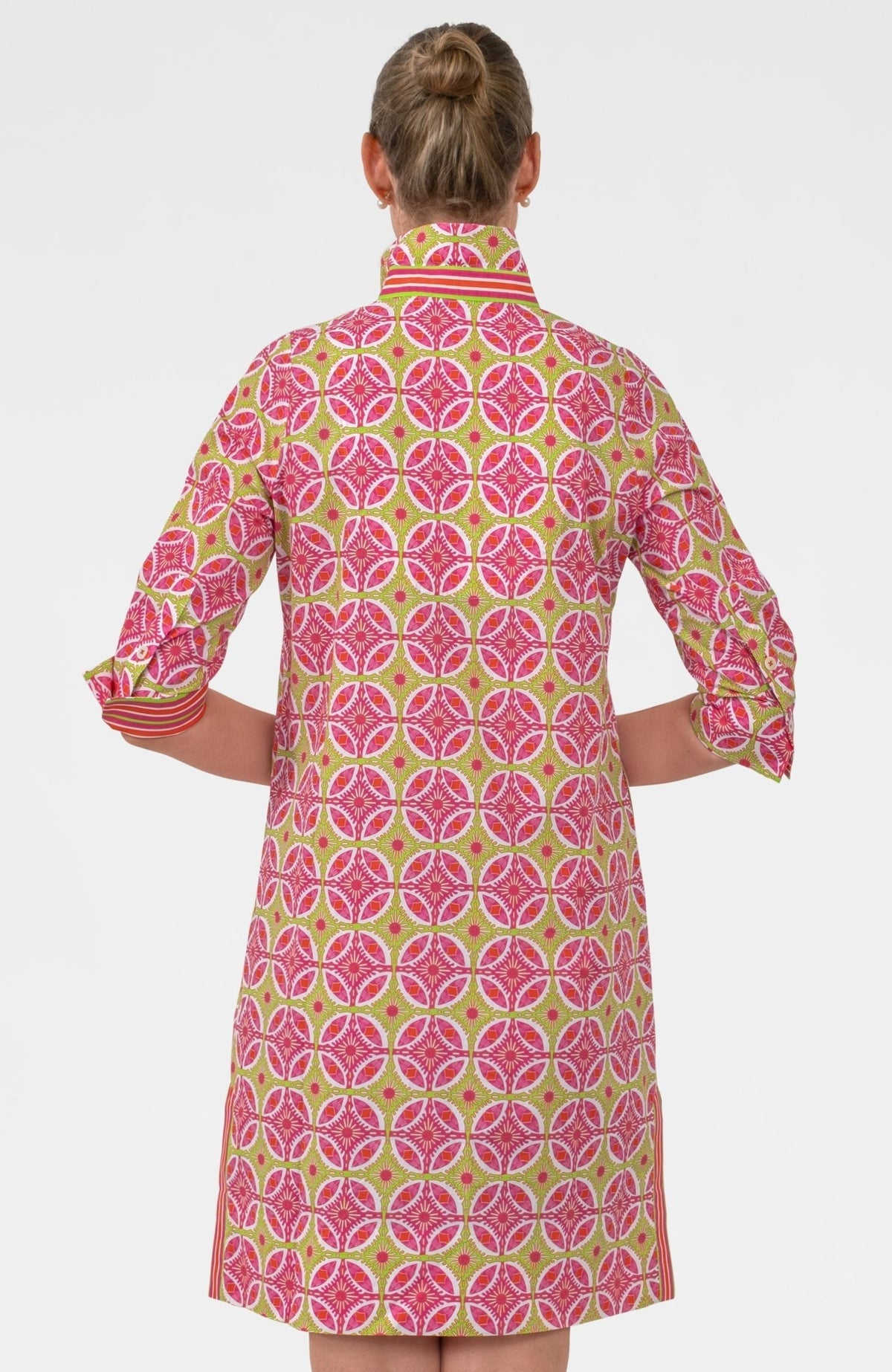 Shirt Tail 2.0 Dress - Smell The Roses