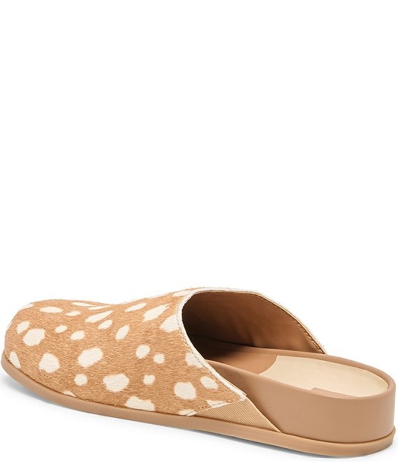 Joney Fawn Print Calf Hair Footbed Mules