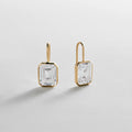 Fallon 14K Gold Bezel Earrings 10mm