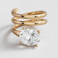 Becca Gold Spiral Ring