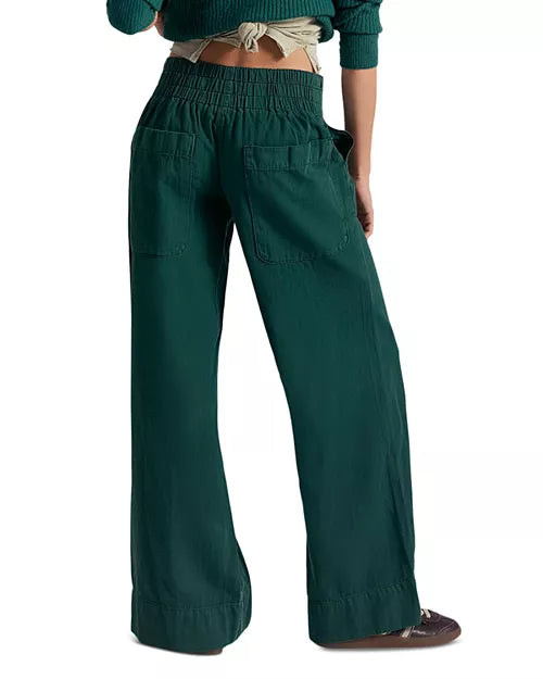 We The Free Breezy Denim Pull-On Lightweight Jeans -  Pineneedle