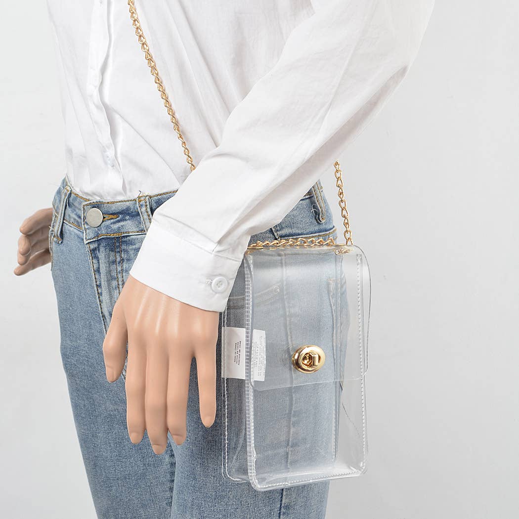 Small Transparent Crossbody Bag
