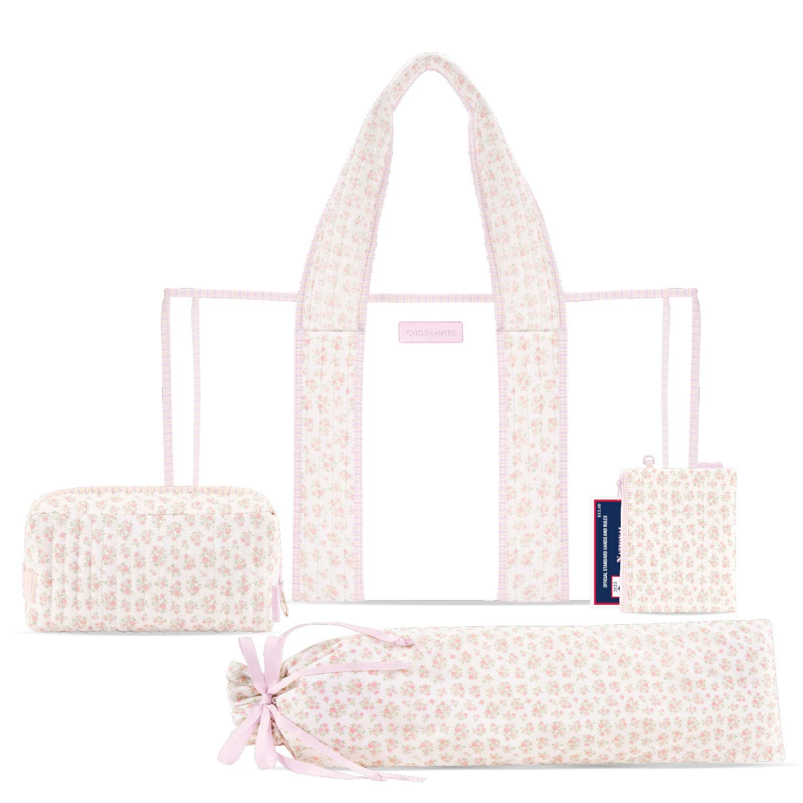 Mahjong Jelly Tote Set Quilted Ditsy Floral