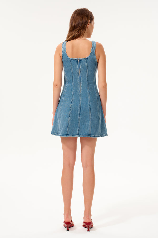 Montreal Denim Strap Dress