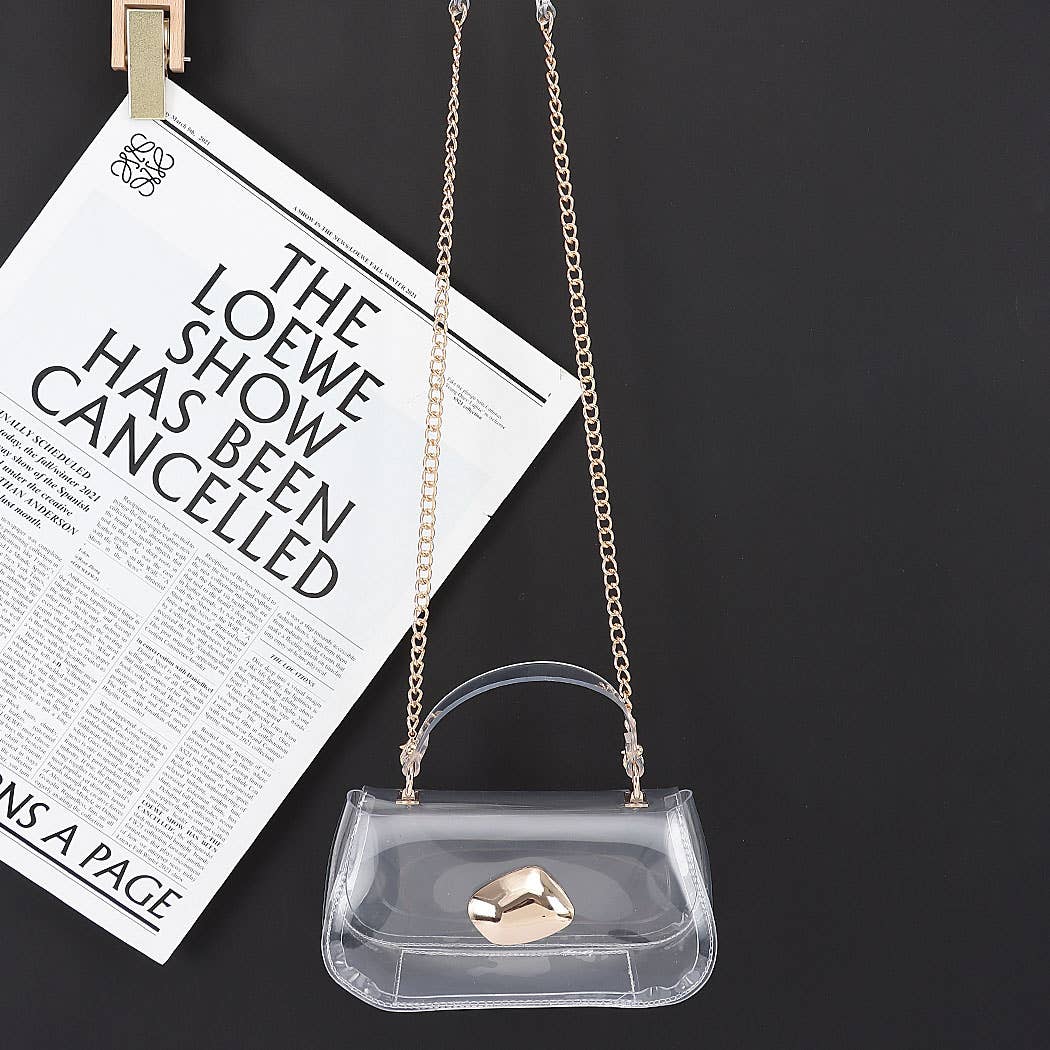 Transparent Top Handle Bag