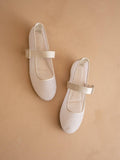 The Gem | Ivory Gem Embellished Mesh Mary
