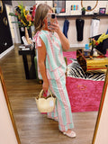 Gingham Pastel Two Piece Set