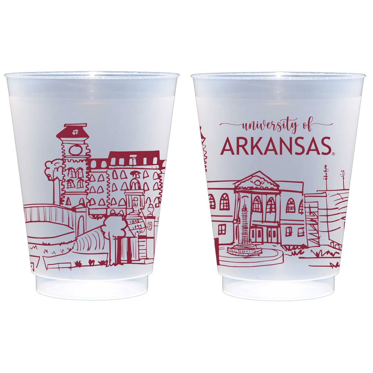 Shatterproof Cup 10 Pack {University of Arkansas}