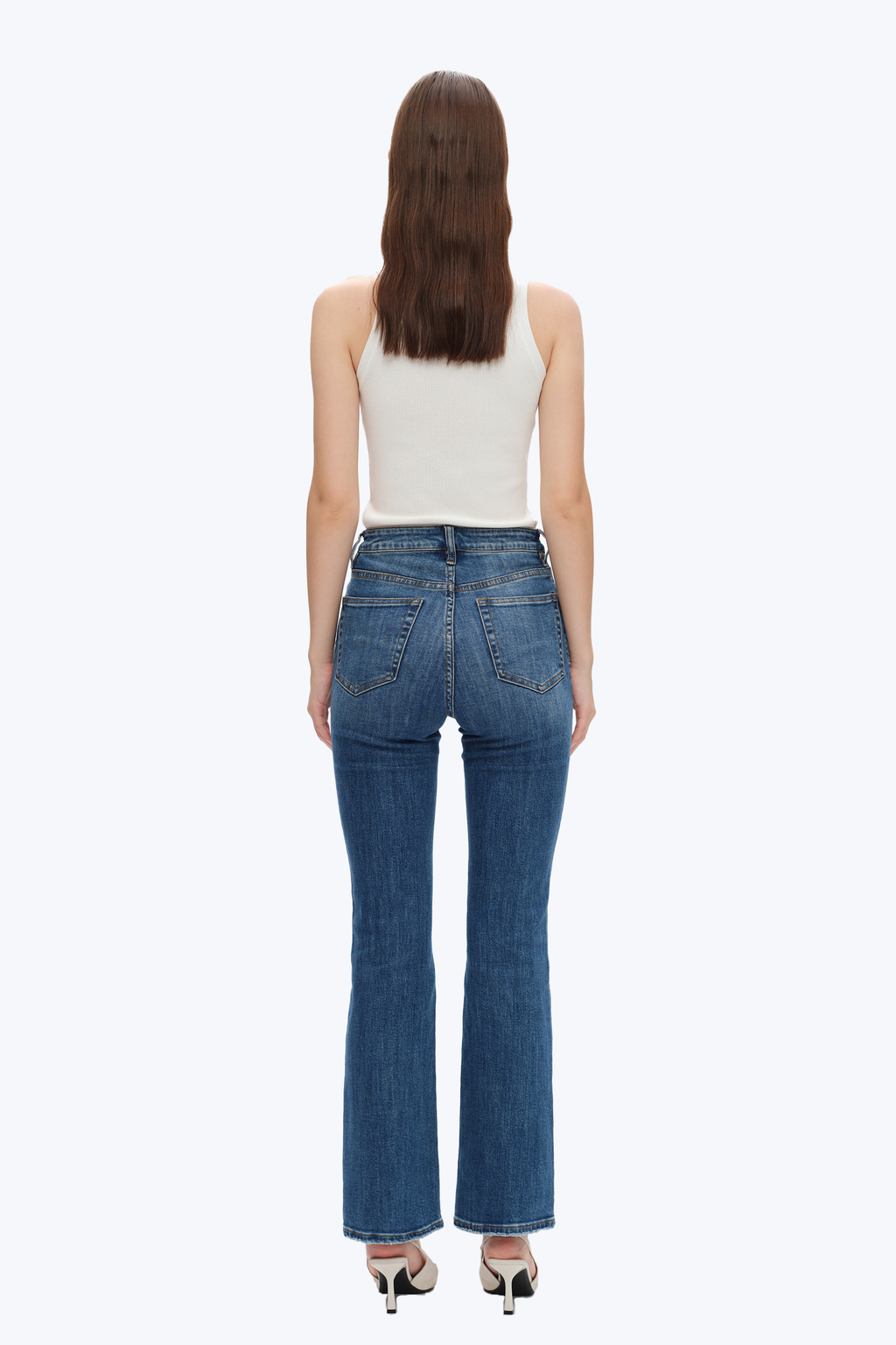 High Rise Bootcut Jeans
