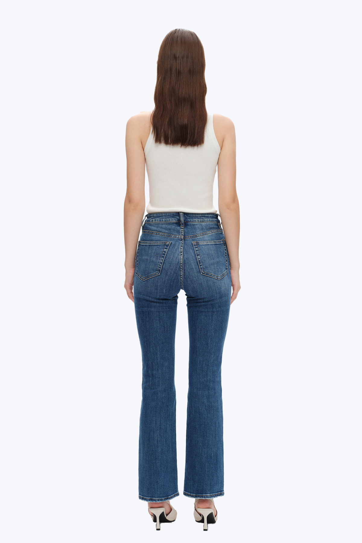 High Rise Bootcut Jeans
