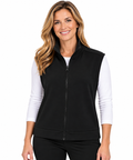 Multiples Knit Zip Thru Collar Oversized Vest