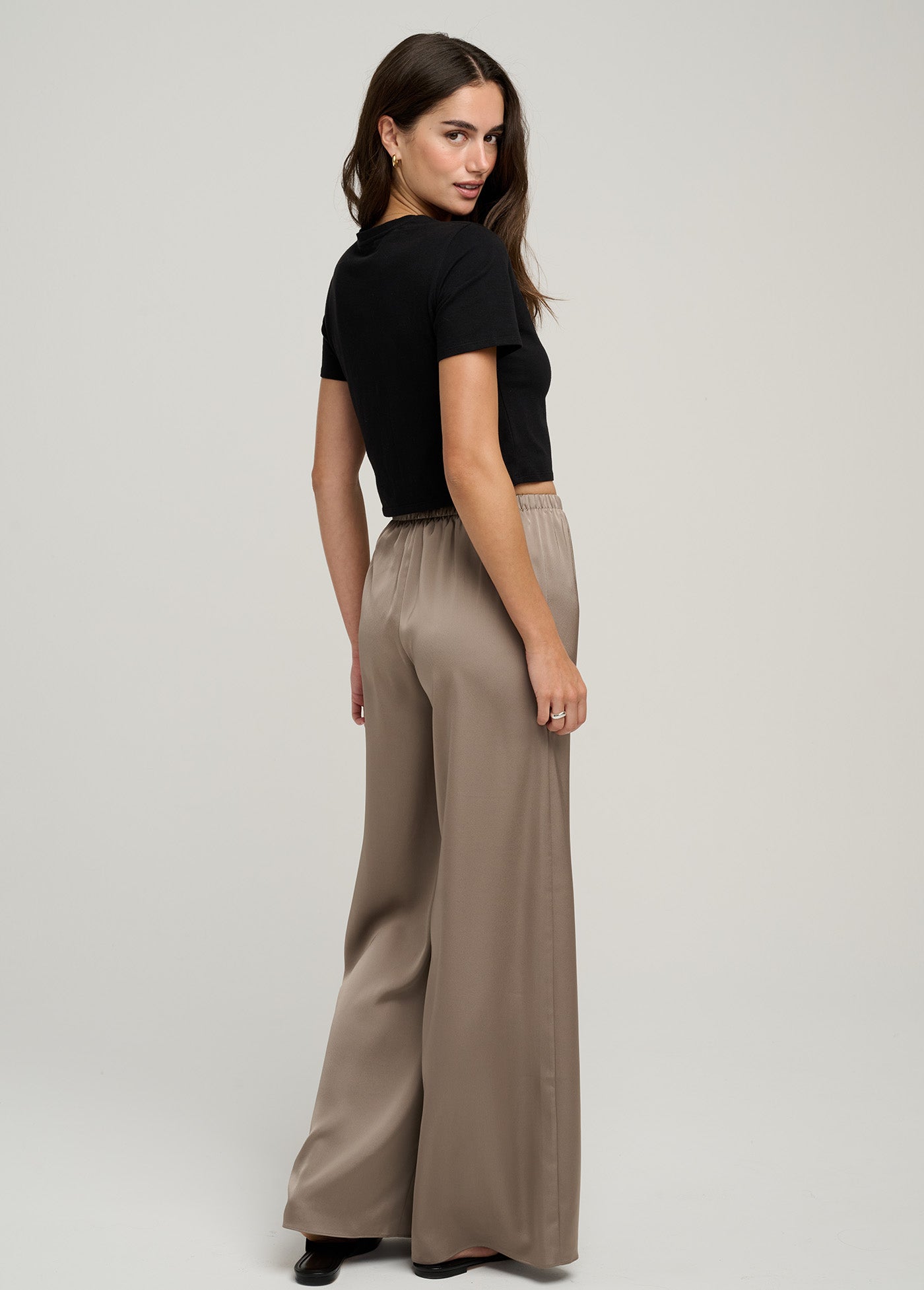 The Everything Wide Leg - Soft Taupe