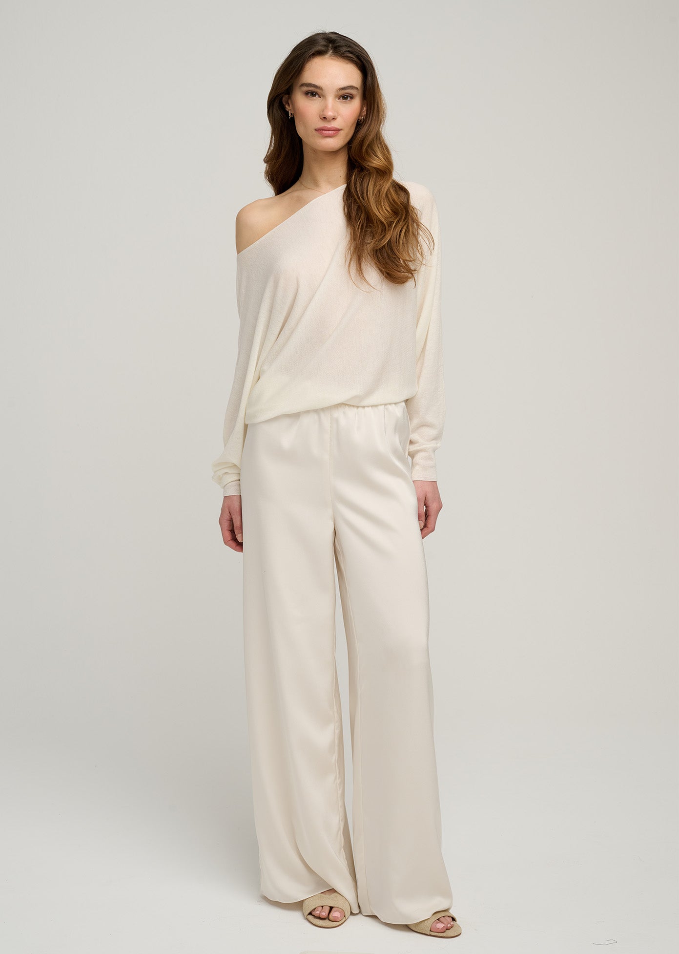 The Everything Wide Leg Pant - Ivory