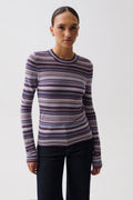 MADISON KNIT LONG SLEEVE - LOVINA STRIPE