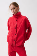 LIBERTY FUNNEL NECK JACKET - NEGRONI