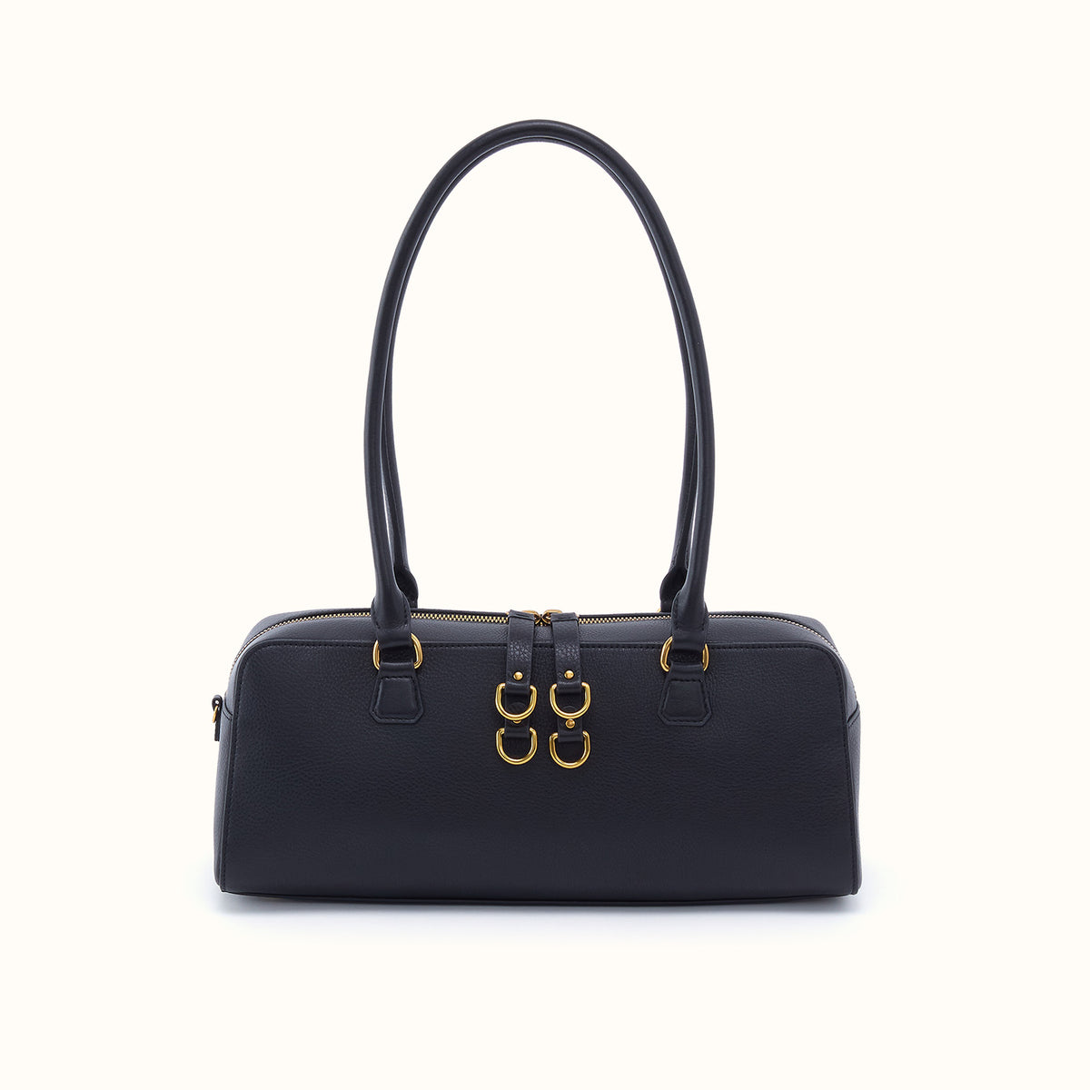 Sadie Satchel - Pebbled Leather Black