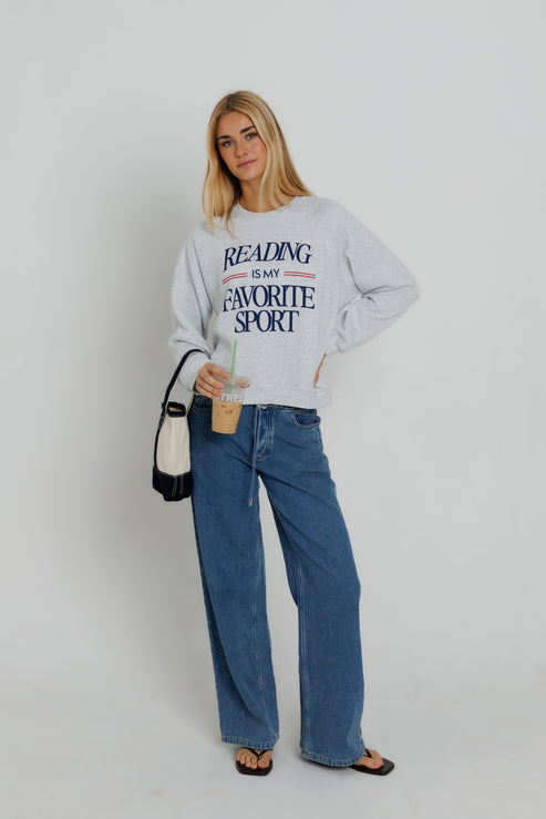 Reading Is My Favorite Sport - Raglan Crew