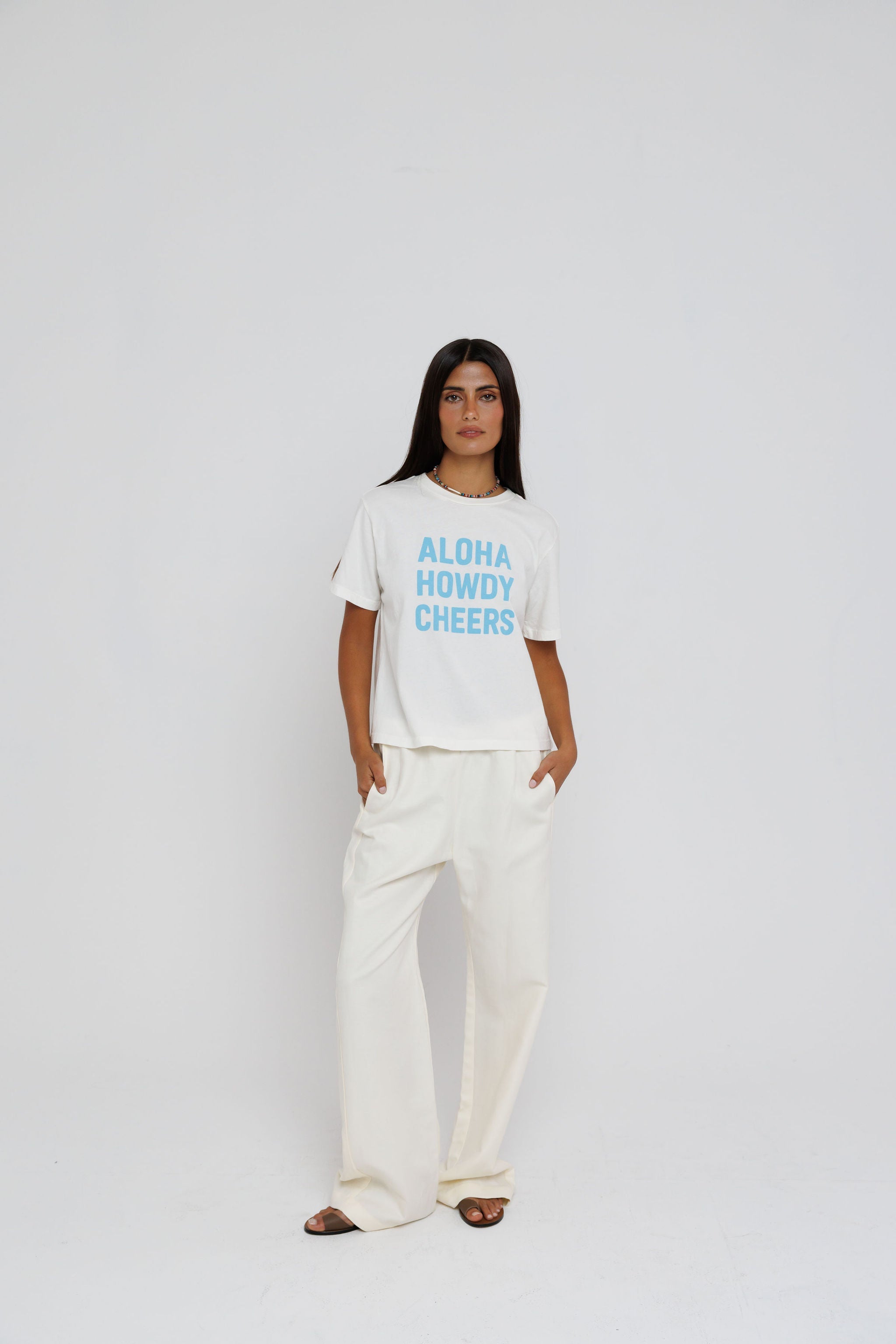 Aloha, Howdy, Cheers - Everyday Tee
