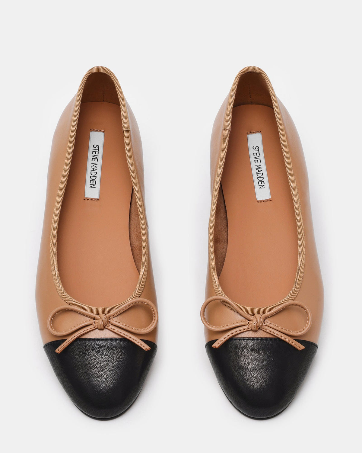 KIT BLACK/NATURAL Ballet Flat