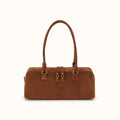 Sadie Satchel - Suede Leather | Truffle