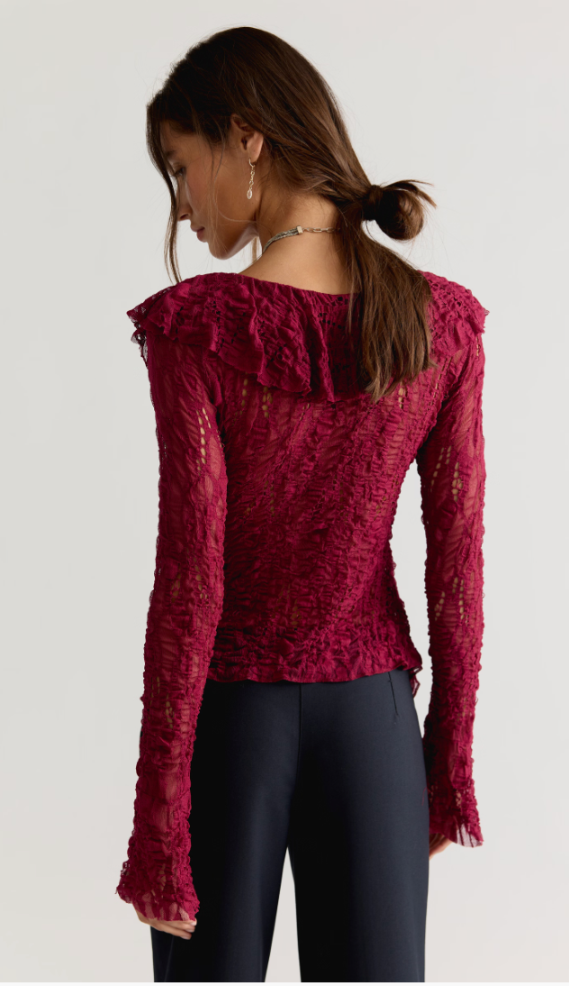 Laney Cardigan in Burgundy