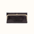 Rachel Continental Wallet - Polished Leather | Black