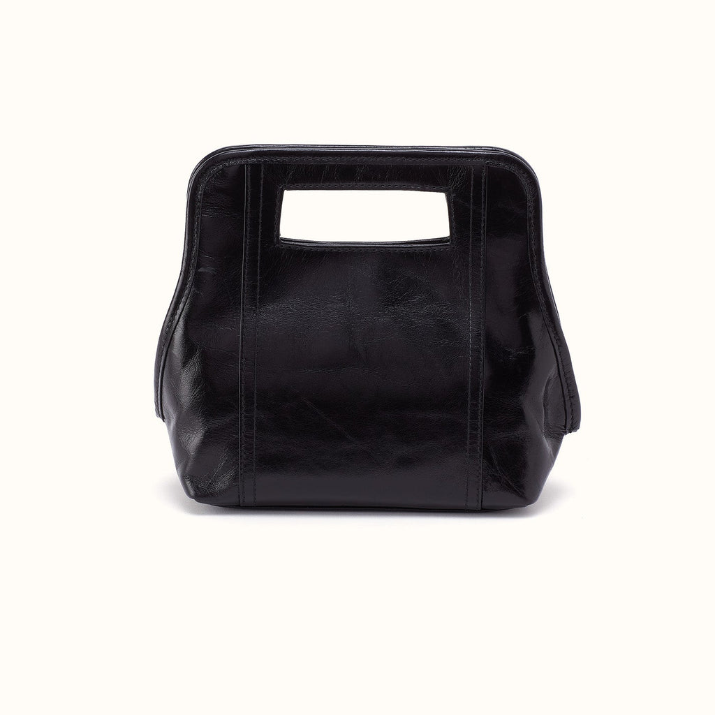Ace Crossbody In Polished Leather - Black