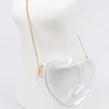 Clear Heart Shape Crossbody Bag