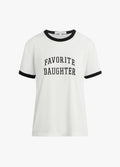 THE COLLEGIATE RINGER TEE Classic Black