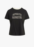 THE COLLEGIATE CLASSIC TEE - IVORY/BLACK