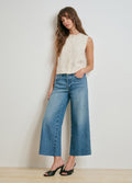 THE MASHA SUPER HIGH RISE WIDE LEG -  CORTEZ