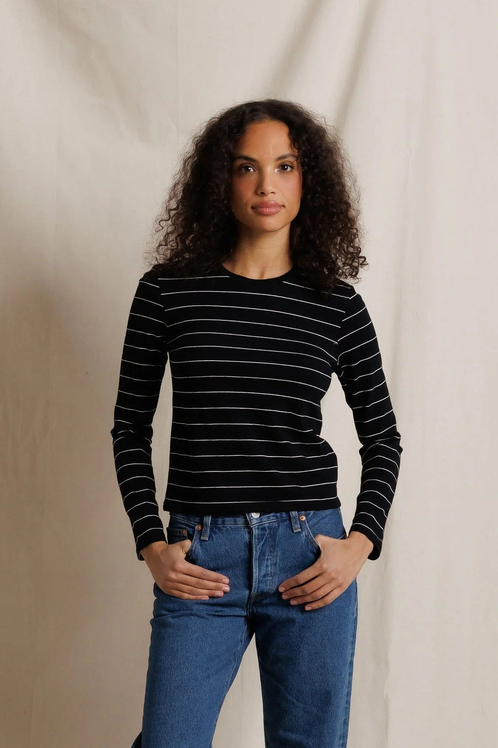Lisa long sleeve stripe