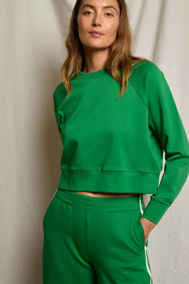Nell pureform raglan sweatshirt in Grass