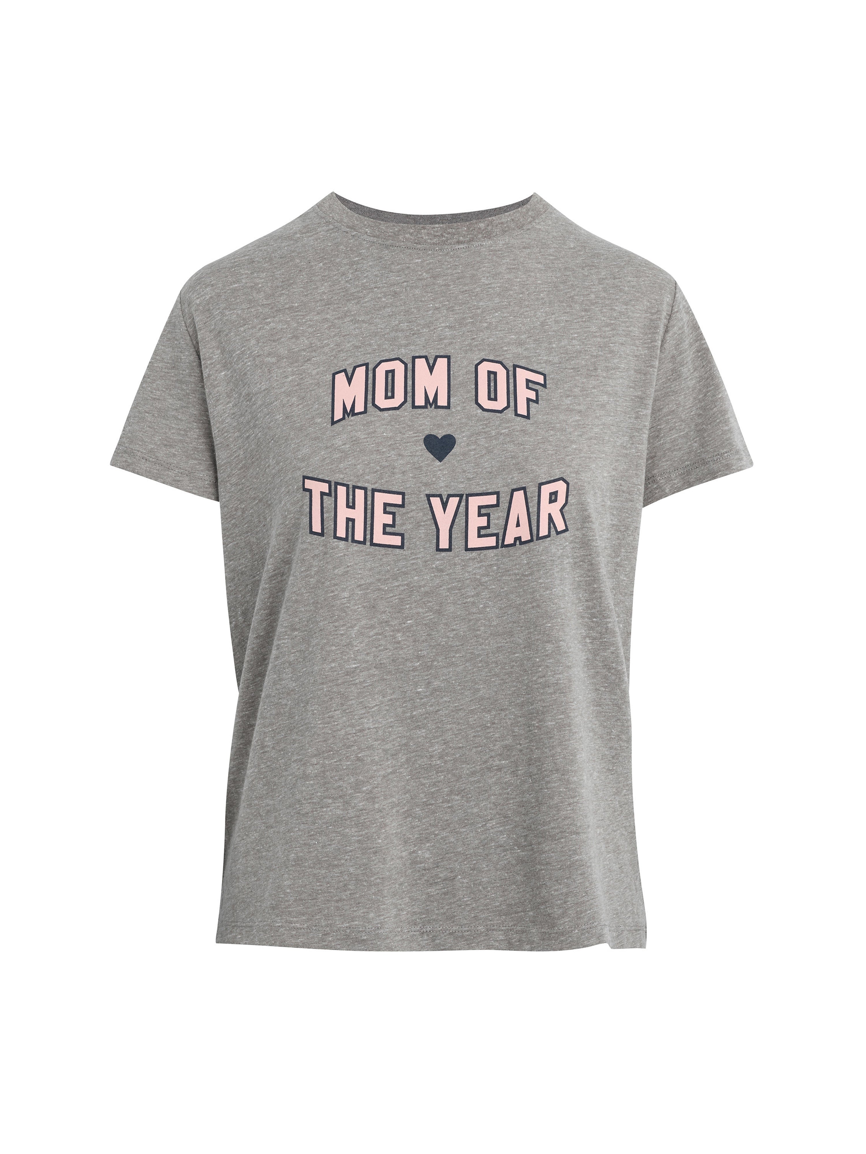Mom Of The Year Tee -  Heather Grey