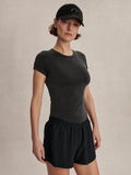 casper seamless tee - black