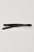 Black Sol Slim Stud Belt