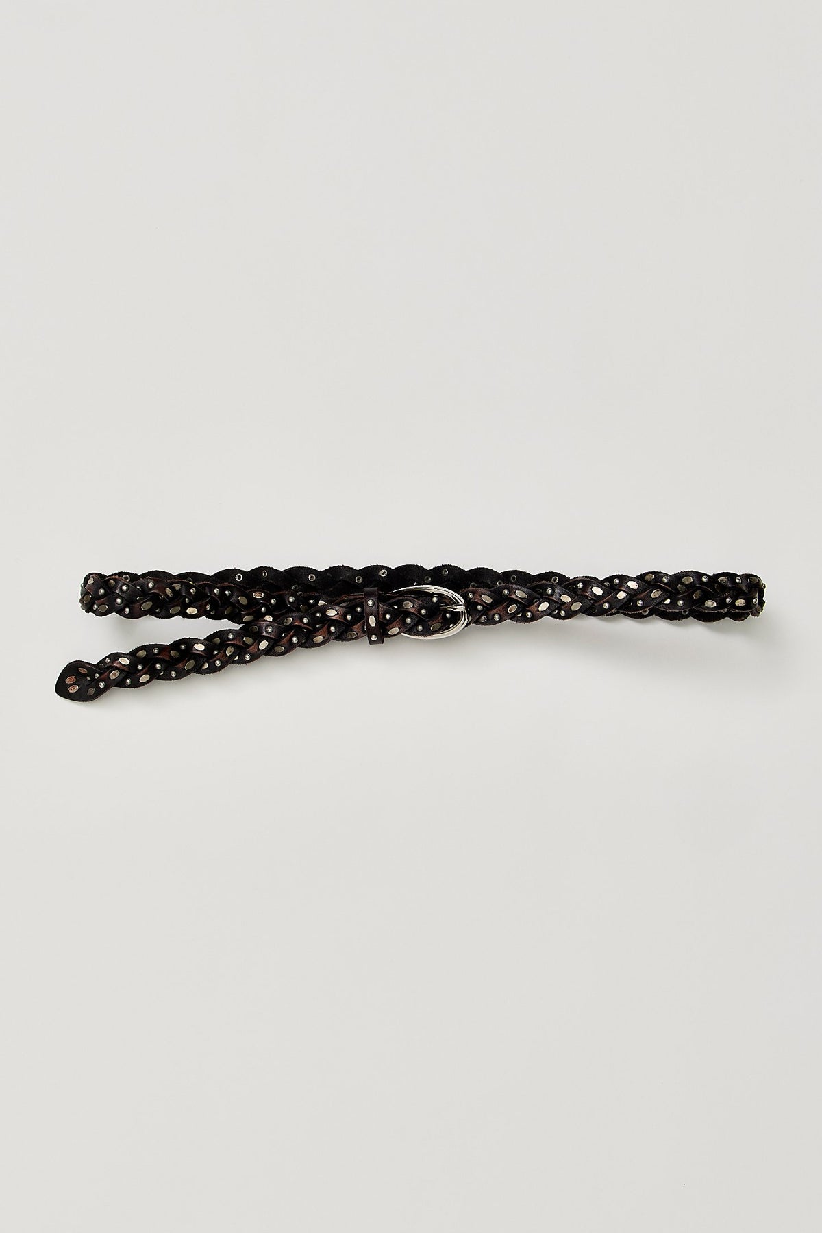 Black Sol Slim Stud Belt